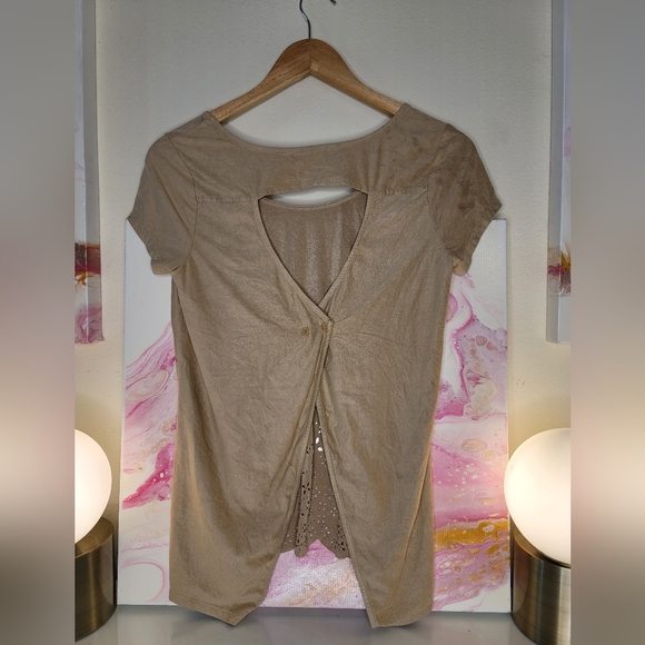 Maurice's Flowy Faux Suede Top - Picture 2 of 6
